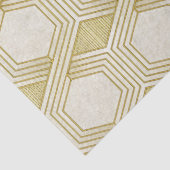Luxurious Gold Hexagon Pattern - Marble Texture 薄葉紙 (詳細)