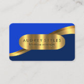 Luxurious Gold Wave Layers Boutique 名刺 (正面)