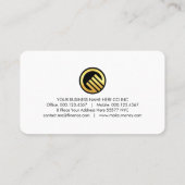 Luxurious Gold Wave Layers CEO 名刺 (裏面)