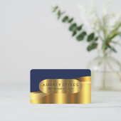 Luxurious Gold Wave Layers CEO 名刺 (スタンド正面)