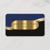Luxurious Gold Wave Layers CEO Boss 名刺 (正面)