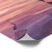 Luxurious Golden Hour Wall Art - Ocean View Infini ポスター (角)