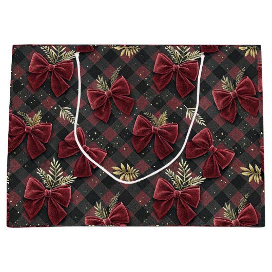 Luxurious Holiday Gift Bag ラージペーパーバッグ (正面)