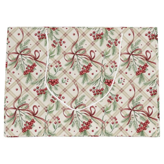 Luxurious Holiday Gift Bag ラージペーパーバッグ (正面)