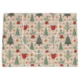 Luxurious Holiday Gift Bag ラージペーパーバッグ