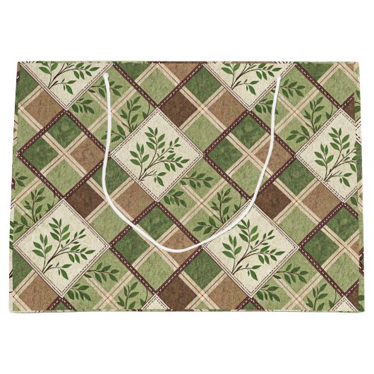 Luxurious Holiday Gift Bag ラージペーパーバッグ (正面)