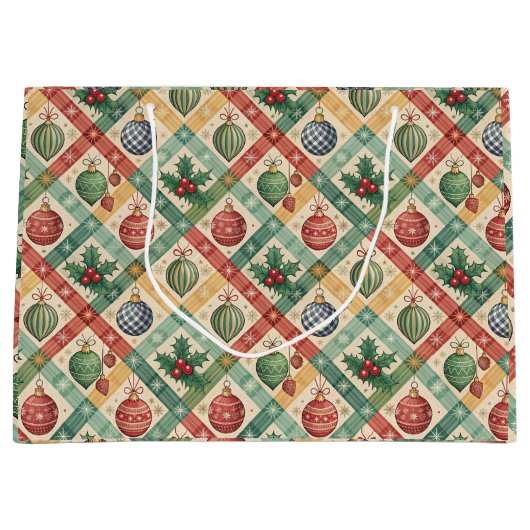 Luxurious Holiday Gift Bag ラージペーパーバッグ (正面)