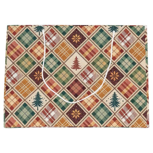 Luxurious Holiday Gift Bag ラージペーパーバッグ (正面)