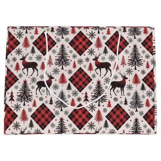 Luxurious Holiday Gift Bag ラージペーパーバッグ (正面)