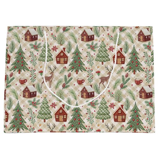 Luxurious Holiday Gift Bag ラージペーパーバッグ (正面)