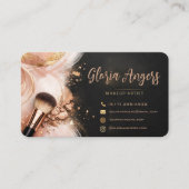 Luxurious Makeup Artist Business Card Design  名刺 (正面)