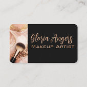 Luxurious Makeup Artist Business Card Design  名刺 (裏面)