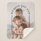 Luxurious Ornamental Dome Arch Effect Custom Photo シェルパブランケット (正面)