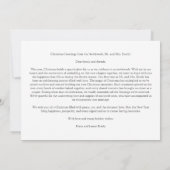 Luxurious Ornamental Dome Arch Newlyweds Photo シーズンカード (裏面)