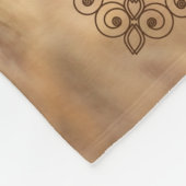 Luxurious Ornamental Dome Arch Photo I Love Mom フリースブランケット (角)