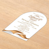 Luxurious Retirement Party アクリル招待状 (レイダウン)