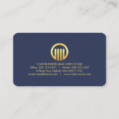 Luxurious Silver Wave Layers CEO 名刺 (裏面)