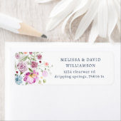 Luxurious Spring Garden Return Address Label ラベル (インサイチュ)