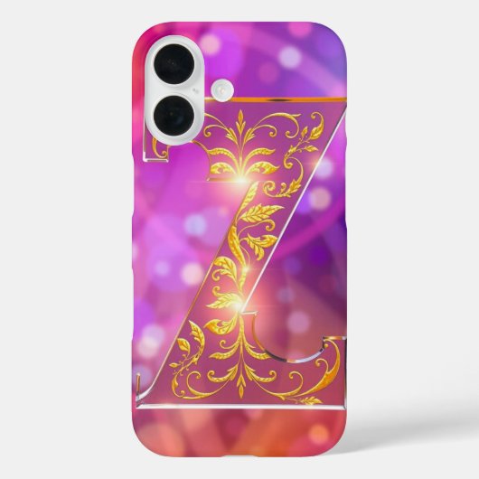 Luxurious Transparent Letter Z Case-Mate iPhoneケース (裏面)