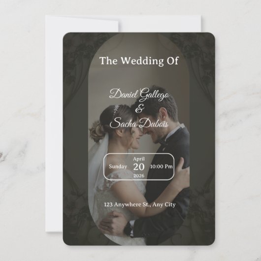 Luxurious Wedding Invitation  招待状 (正面)