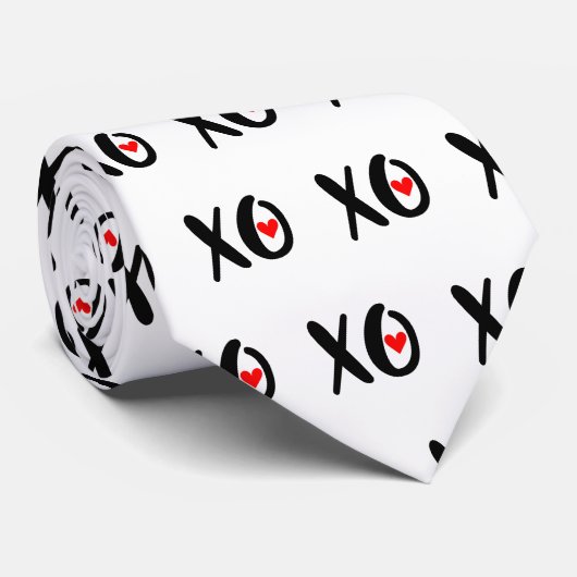 Luxurious XO XO Valentine Tie - Love Tie Gift ネクタイ (ロール)