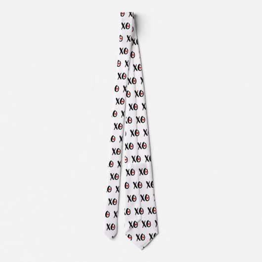 Luxurious XO XO Valentine Tie - Love Tie Gift ネクタイ (裏面)