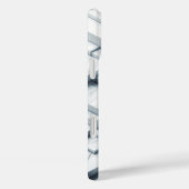 Luxury 3D Geometric White Marble Case - Modern Case-Mate iPhoneケース (裏面 / 右)