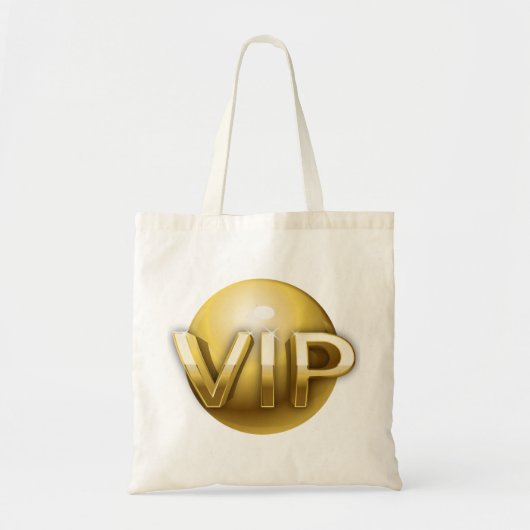 Luxury 3D Gold VIP Emblem トートバッグ (正面)
