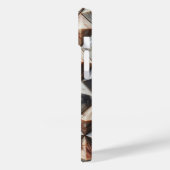 Luxury 3D Marble Geometric Phone Case - Elegant  Case-Mate iPhoneケース (裏面 / 左)