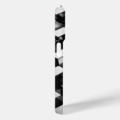 Luxury 3D Metallic Cube Phone Case Silver & Black Case-Mate iPhoneケース (裏面 / 右)