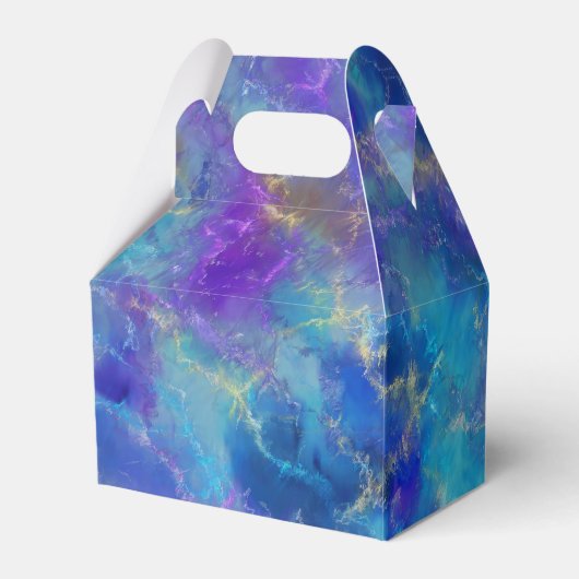 Luxury Abstract Blue Marble Pattern  フェイバーボックス (裏面サイド)