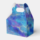 Luxury Abstract Blue Marble Pattern  フェイバーボックス (正面サイド)