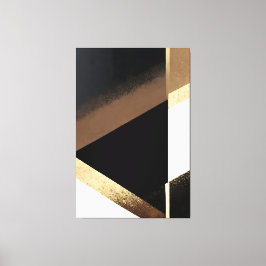 Luxury Abstract Golden Background キャンバスプリント