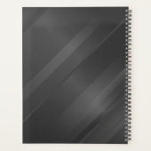 Luxury Abstract Golden Background プランナー手帳 (裏面)