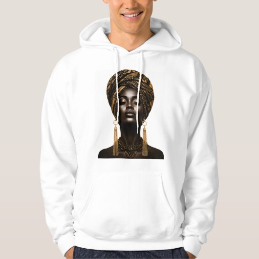 Luxury Afro Art Fashion パーカ (正面)