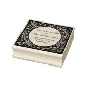 Luxury Alphonse Mucha Frame Wedding Return Address ラバースタンプ (スタンプ)