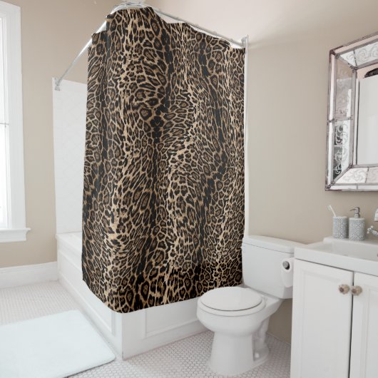 Luxury Animal Print bath curtain シャワーカーテン (インサイチュ)
