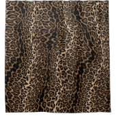 Luxury Animal Print bath curtain シャワーカーテン (正面)