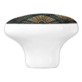 Luxury Art Deco Fan Design セラミックノブ (側面)