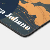 Luxury Art Deco Geometric Modern Office デスクマット (コーナー)