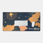 Luxury Art Deco Geometric Modern Office デスクマット (キーボード&マウス)