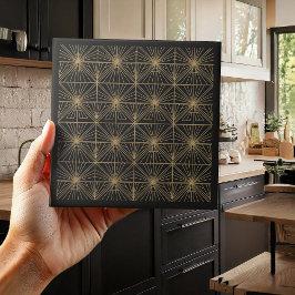 Luxury Art Deco Geometric Pat#1 ID1196 タイル