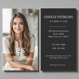 Luxury Attorney at Law Photo Professional  名刺