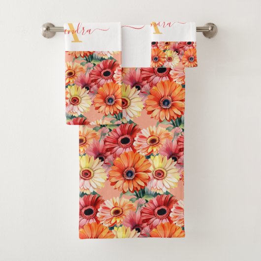 Luxury Bath Towel Set | 花とともに自分自身を甘やかす バスタオルセット (インサイチュ)