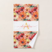 Luxury Bath Towel Set | 花とともに自分自身を甘やかす バスタオルセット (ハンドタオル)