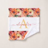 Luxury Bath Towel Set | 花とともに自分自身を甘やかす バスタオルセット (ウォッシュタオル)