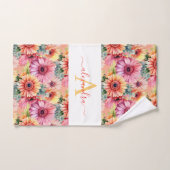 Luxury Bath Towel Set | Pamper Yourself w/ Flowers バスタオルセット (ハンドタオル)