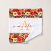 Luxury Bath Towel Set | Pamper Yourself w/ Flowers バスタオルセット (ウォッシュタオル)