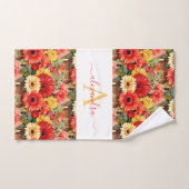 Luxury Bath Towel Set | Pamper Yourself w/ Flowers バスタオルセット (ハンドタオル)