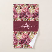 Luxury Bath Towel Set | Pamper Yourself w/ Flowers バスタオルセット (ハンドタオル)